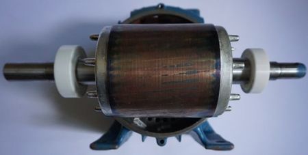 Elektromotor - Lager defekt Lagerschaden eventuell vorbeugen, imBild die Alternative Rotor mit Keramikkugellagern