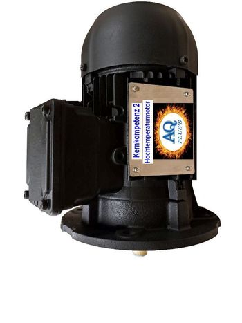 Elektromotor & Milchmädchenrechnung E Motor Referenz HTM 150 Hochtemperatur, im Bild der E Motor HTM 150 in B5 Flanschmotor, der V1 Anordnung.