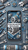 Elektromotor 19), Elektromotor mit KI-Hilfe geht es leichter, wirklich ?? Ist das KI-Bild hier aussagefähig genug (hier ist eine Collage aus E Motoren und Werkzeugen zu sehen, in der Mitte dazu ein Handybild mit Text fehlerhaft) ??