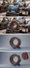 Elektromotor Glossar Blog - Torquemotor, für die langsamen kraftvollen Arbeiten geeignet, hier eine KI generierte Version des Tourquemotors in 3 Ansichten, als Bildserial, Ergänzung zur realen Version oben..