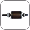 Elektromotor Glossar Blog Drehstrommotor im Bild: DSKL Rotor mit Kugellager A Seite (lange Welle) Antriebsseite + B Seite (kurze Welle) Lüfterseite