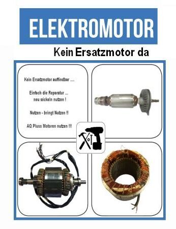 Elektromotor – Anker-Reparatur drei Wochen, dann schnurrt er wieder, im Bild ein Rotor (Anker) von einem professionellen Fitnessgerät, rechts oben unten ein Feld und daneben ein Stator/Rotor-Paket.
